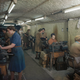 Women producing bullets and cannon shells in an underground munitions factory on the Wirral, Merseyside, 1945. (Imperial War Museum)